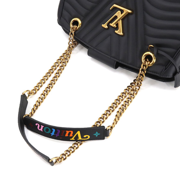 Louis Vuitton New Wave Chain Shoulder Bag Leather Noir - Picture 5 of 8